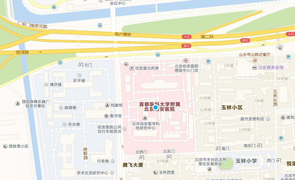 首都医科大学地图图片